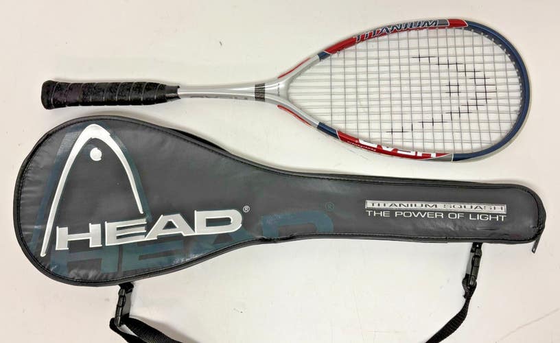 HEAD Titanium Ti.Boast Squash Racquet w/Case Satisfaction Guaranteed