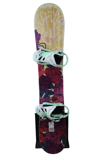 USED 2017 Rossignol Frenemy Snowboard - 144cm - Purple/Print - Flux GU Bindings