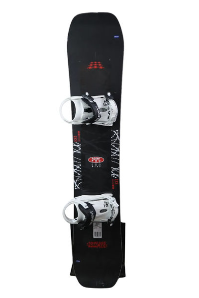 USED 2024 Rome Agent Pro Snowboard - 158cm - Multicolor - 5th Element Stealth 3 Bindings
