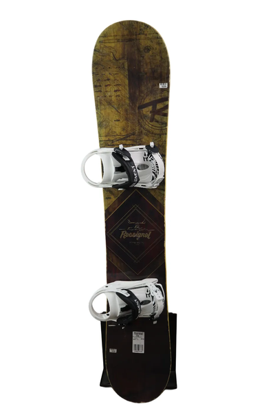 USED 2016 Rossignol Templar MagTek Snowboard - 155cm - Black/Red - 5th Element Stealth 3 Bindings