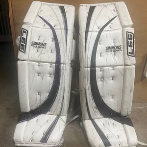 34" Simmons Goalie Leg Pads (Used)