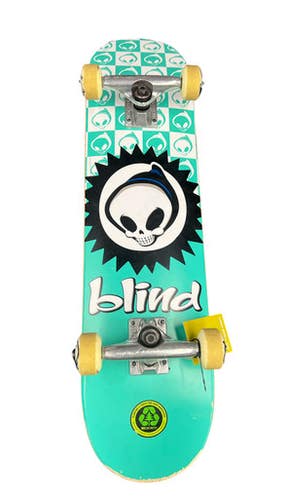 Used Blind COMPLETE Complete Skateboard Teal 7 1/4" 10299-S000301991