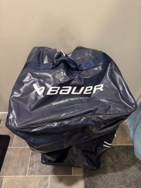 Navy Bauer Pro Carry Goalie Bag (New)