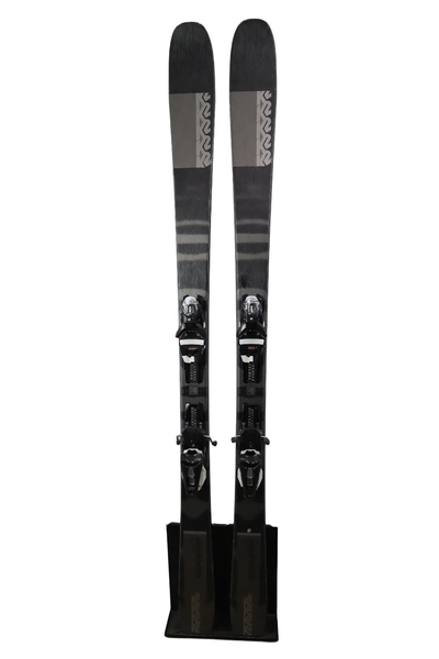 USED 2023 K2 Mindbender 85 Skis - 177cm - Grey/Yellow - Look NX 12 Bindings