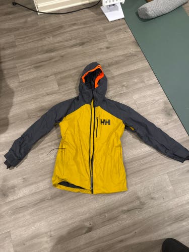 Yellow Men's Large Helly Hansen Jacket (Used)