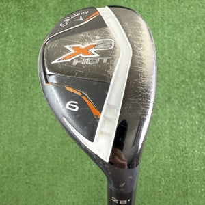 Callaway X2 Hot 28 6 Hybrid 6H 60g Graphite Regular Flex Right Handed 38.25