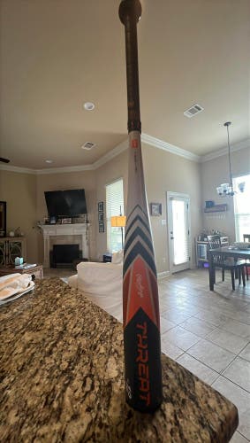 2024 Rawlings Threat Composite USSSA Certified Bat (-12) 18 oz 28" (Used)