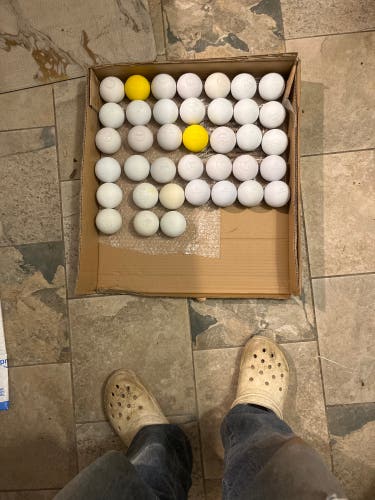 Lot of 38 Good Lacrosse balls(New and Used)