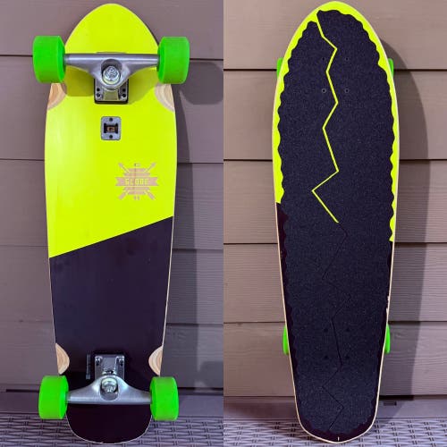 Globe Skateboards Big Blazer “Lemon Complete Skateboard 9” Powell Peralta Wheels