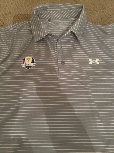 Gray XL Men's Polo Shirt (New)
