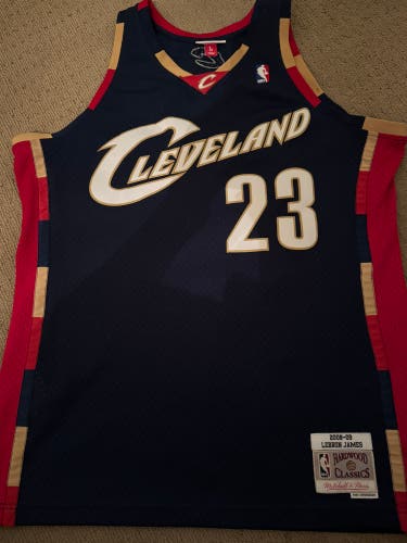 Mitchell & Neas Authentic LeBron James 2008-09 Hardwood Classic Jersey