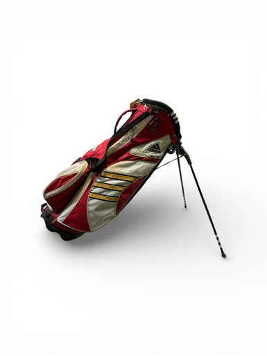 Used Adidas 6 WAY STAND BAG Mens Stand Bag Red 11873-S000221964