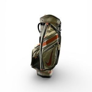 Used Nike 14 WAY STAND BAG Mens Stand Bag Gun Metal And Coral 11873-S000226484