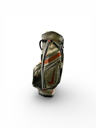 Used Nike 14 WAY STAND BAG Mens Stand Bag Gun Metal And Coral 11873-S000226484