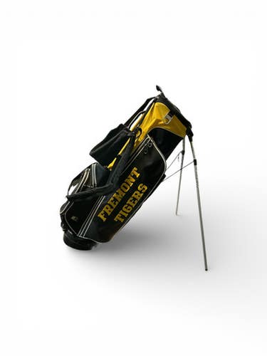 Used Ping 4 WAY STAND BAG Mens Stand Bag Black And Yellow 11873-S000227120