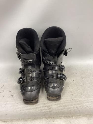 Used Rossignol COMP J Boys DH Ski Boot Black 215 MP - J03 11851-S000040258