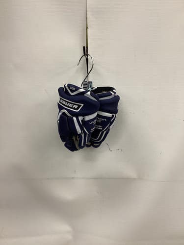 Used Bauer VAPOR XII Youth Gloves Navy Blue 8" 11851-S000041248
