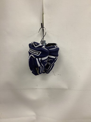 Used Bauer VAPOR XII Youth Gloves Navy Blue 8" 11851-S000041248
