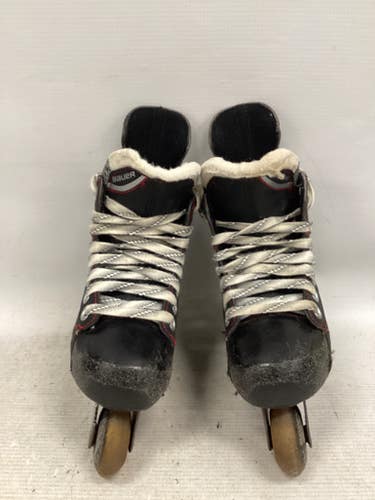 Used Bauer Roller Hockey Skates Black Youth 10.0 11851-S000041265