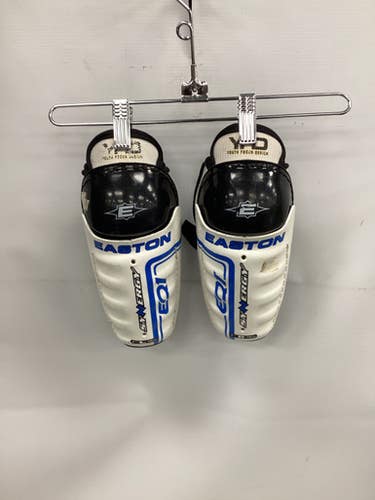 Used Easton SYNERGY EQ1 Youth Shin Guards White 7" 11851-S000041249