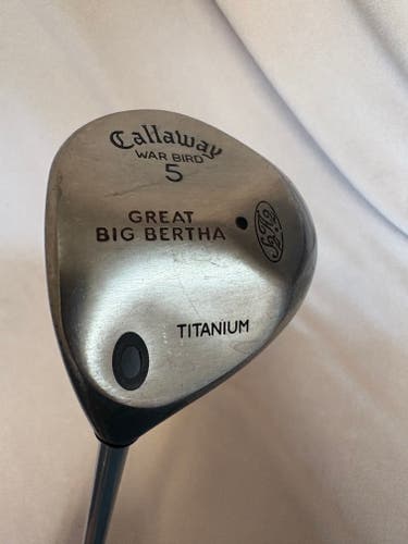 Men's Callaway Great Big Bertha Titanium Left Hand Fairway Wood Stiff Flex 5 Wood (Used)