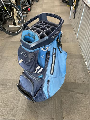 Used Sun Mtn C-130 Mens Cart Bag Royal Blue 11614-S000227040