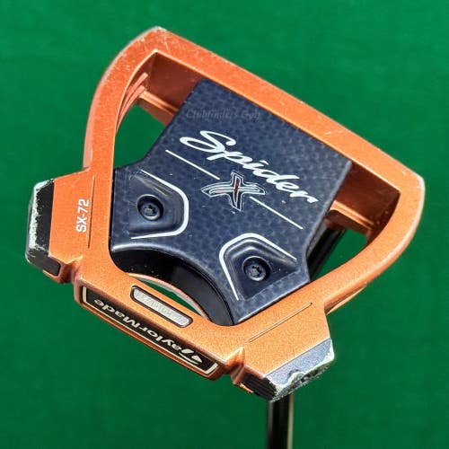 TaylorMade Spider X SX-72 Copper 35" Single-Bend Mallet Putter Golf Club w/ HC