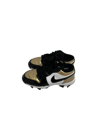 Used Nike JORDAN 1 LOWS Jr FB Cleats Gold Junior 01 11692-S000143897