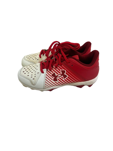 Used Under Armour LEADOFF BB/SB Cleats Red Junior 04 11692-S000144709