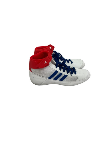 Used Adidas HVC Wrestling Shoes White Senior 5 11692-S000144708
