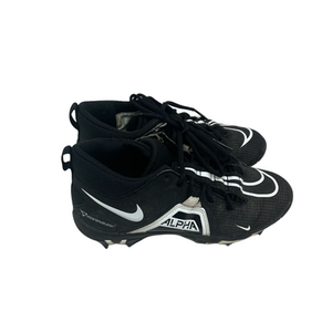 Used Nike ALPHA MENACE 3 SHARK Jr FB Cleats Black Junior 05 11692-S000144716