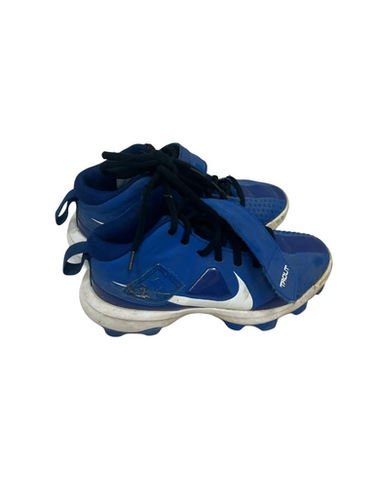 Used Nike TROUT BB/SB Cleats Royal Blue And White Junior 01.5 11692-S000144719