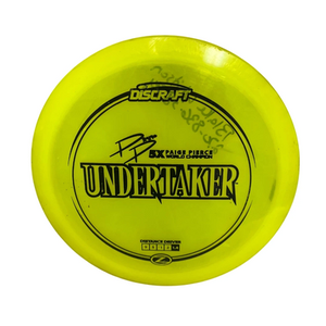 Used Discraft Z UNDERTAKER Disc Golf Driver Optic Yellow 173g 11692-S000144749