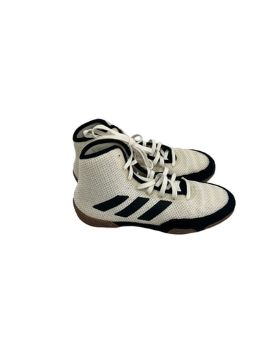 Used Adidas TECH FALL 2.0 Wrestling Shoes White Junior 05 11692-S000144771