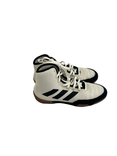 Used Adidas TECH FALL 2.0 Wrestling Shoes White Junior 05 11692-S000144771