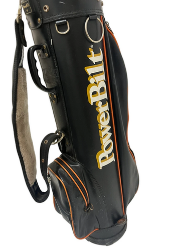 Used Powerbilt BLACK BAG Mens Cart Bag Black 11692-S000144775