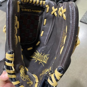 Used Rawlings HIGHLIGHT H150BRNC BB/SB Glove RH Throw Brown 11 1/2" 11605-S000210614