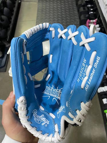 Used Rawlings H105ICBW BB/SB Glove RH Throw Carolina Blue 10 1/2" 11605-S000208299
