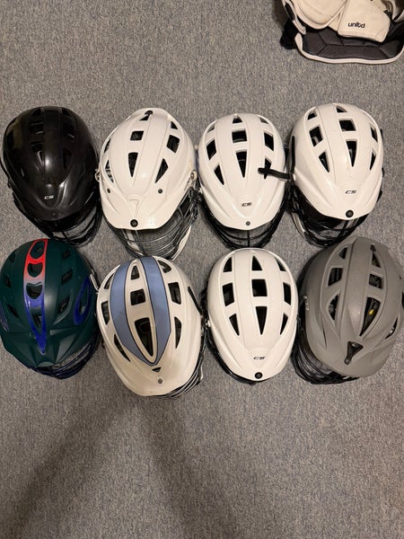 R, CPX R, Pro Seven, autographed helmet! Lacrosse helmet bundle of 8. First come first serve