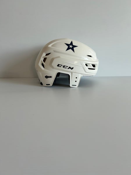 Used White Large CCM Tacks 310 Helmet