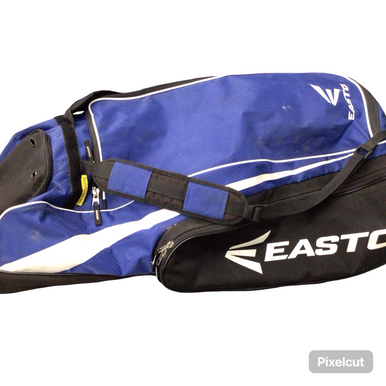 Used Easton CATCHERS WHEELED BB/SB Player Wheeled Bag Royal Blue 11760-S000085377