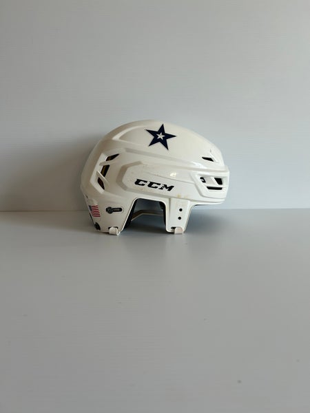 Used White Large CCM Tacks 310 Helmet