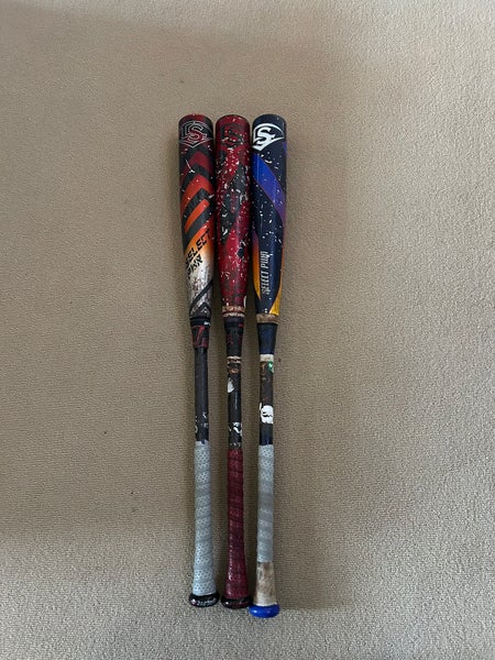 BUNDLE: Louisville Slugger Select PWR Hybrid BBCOR Certified Bats (-3) *sizes in description*