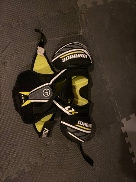 Large Youth Warrior ALPHA LX PRO Shoulder Pads (Used)