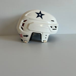 Used White Small CCM Tacks 710 Helmet