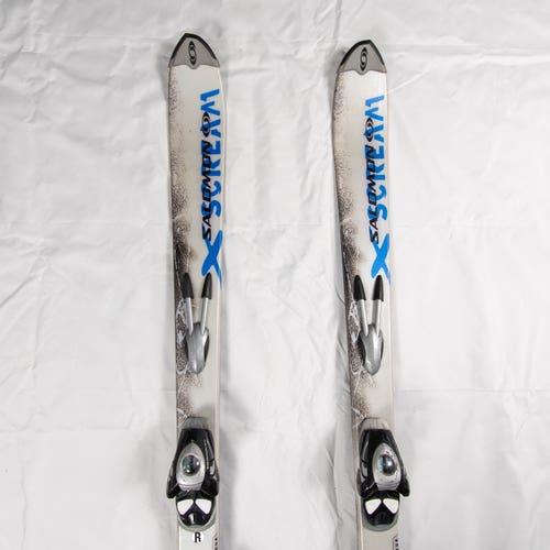 Salomon X-Scream 7 Lite 152 cm Skis Unisex All Mountain With Bindings Max Din 10 (Used)