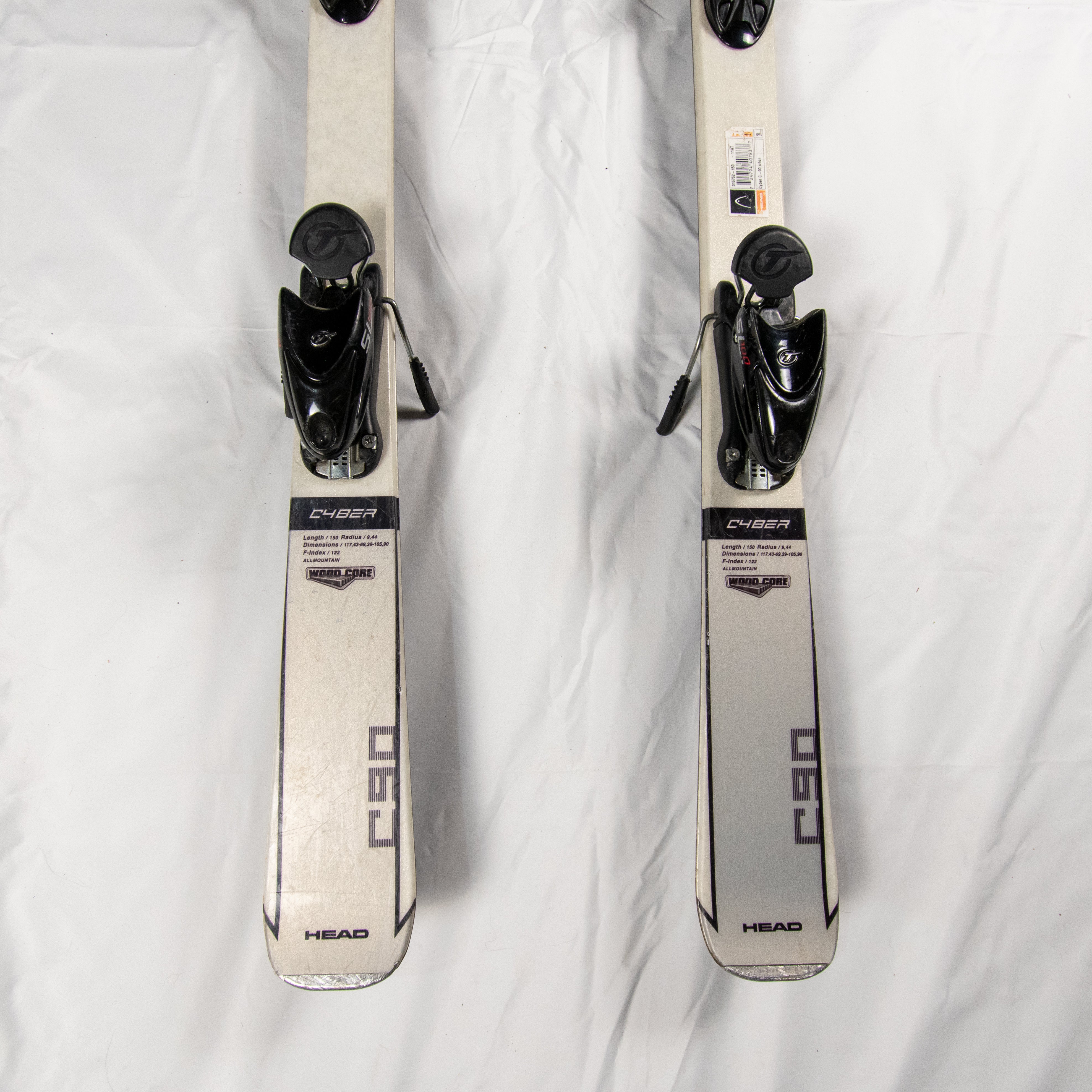 HEAD Cyber C90 150 cm Unisex Skis All Mountain With Salomon S710