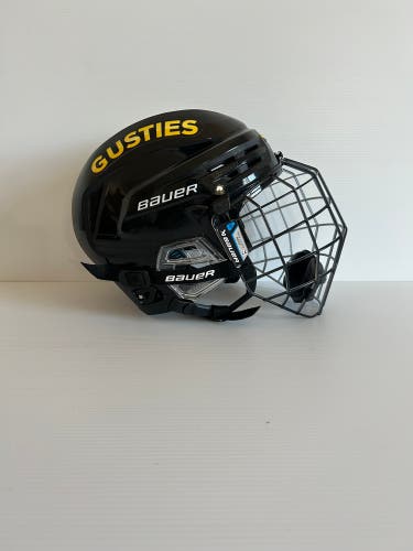 Like New Black Medium Bauer Re-Akt 90 Pro Stock Helmet