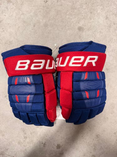 14” Bauer Pro Series Team USA Gloves Pro Stock (New)