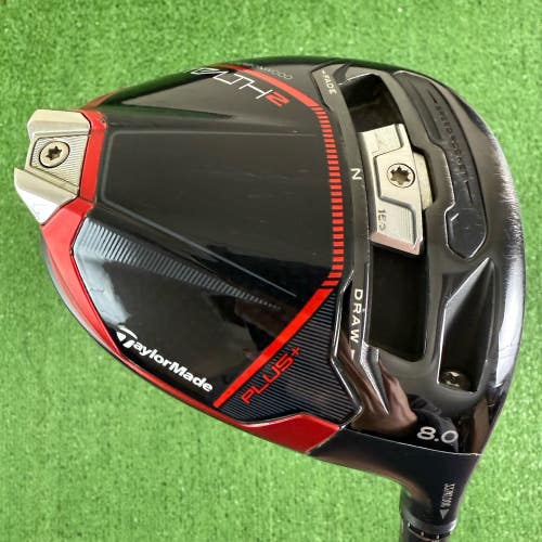 Taylormade Stealth 2 Plus 8 Driver Extra Stiff Flex Project X Hzrdus Black 6.5